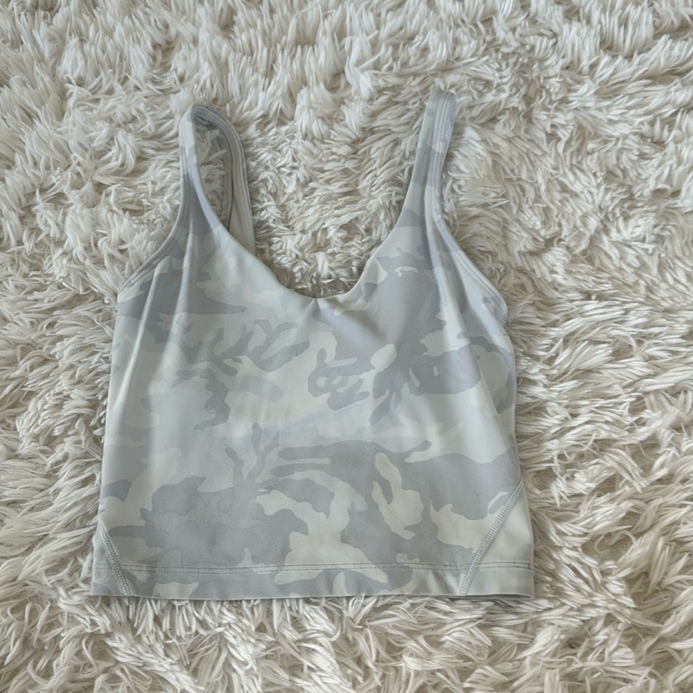 Lululemon Align tank top- White camo